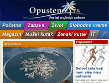 Tablet Screenshot of opusteno.in.rs